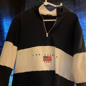 brandy melville quarter zip